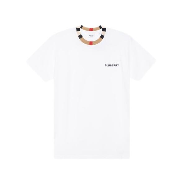 Burberry White Oversized Unisex T-Shirt XL - Picture 1 of 5